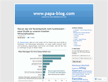 Tablet Screenshot of papa-blog.com